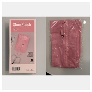 Packall Shoe Pouch (2-Pack) – Pink